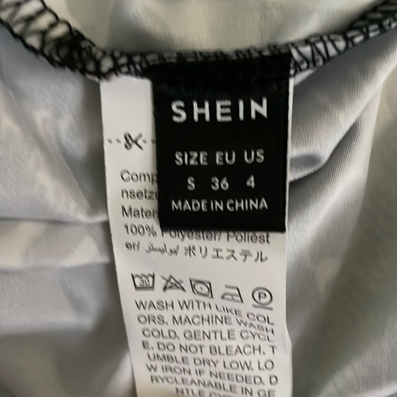 SHEIN SXY dollar print fringe trim maxi skirt - Picture 5 of 6